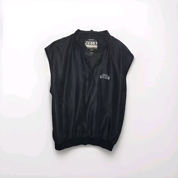 Zero Restriction Microsuede Jacket Mens Medium Golf Logo Vest Golfing Outerwear - Picture 1 of 10